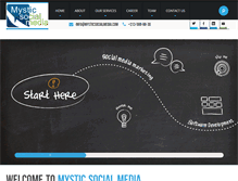 Tablet Screenshot of mysticsocialmedia.com